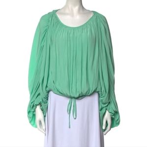 *NWT* Smythe Butterfly Blouse * Gathered Balloon Sleeve Top